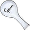 Home Acre Designs Spoon Rest for Kitchen Counter, White Ceramic Spoon Holder for Cooking & Counter Protection