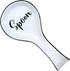 Home Acre Designs Spoon Rest for Kitchen Counter, White Ceramic Spoon Holder for Cooking & Counter Protection