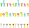Tegg 30PCS Cute Animal Bento Decoration Food Picks Forks Skewers for Lunch Box Mini Cartoon Toothpicks