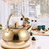 Cabilock Stainless Steel Tea Kettle, Stovetop Teapot with Removable Infuser, Portable for Coffee and Loose Tea