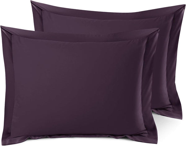 Nestl Soft Pillow Shams Set of 2, Double Brushed Microfiber Pillow Covers, Hotel Style Premium Bed Pillow Cases,