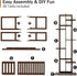 6 46 Inch DolceLuna Plant Stand Indoor Tier, Bamboo Plant Shelf Corner Display Rack, Tall Multiple Planter Pot Holder