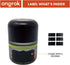 80ml, 6 Pack ONGROK Glass Storage Jar, | UV Herb/Spice Jar with ChildResistant Lid, ColorCoded Glass Containers