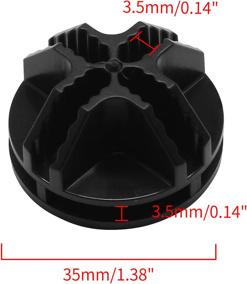 30Pcs Wire Cube Connectors - Plastic Grid Cube Organizer Connector for Modular Closet Storage & Wire Shelving (Black)