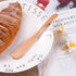 Wood Butter Knife Cheese Spreader, Set of 6, 6.5" Restaurant Grade