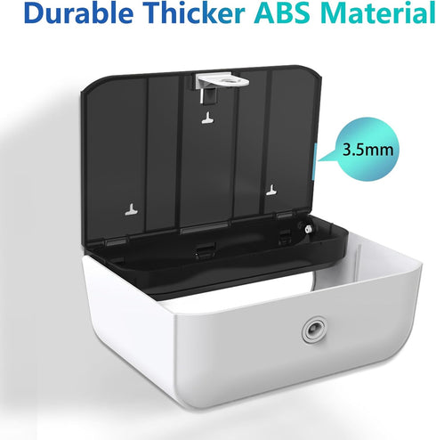 Commercial Paper Towel Dispenser Holder Wall Mount, Multi-fold Trifold C Fold Hand Towel Dispenser, Bathroom Paper