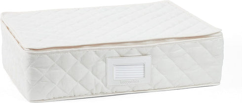 Covermates Keepsakes | Adjustable Glassware Storage | Padded Protection | ID Window | Stain Resistant | Machine