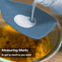 2 Pack Large Silicone Cooking Spoon - Non-Stick Slotted and Solid Spoon Set with Deep Bowl for Mixing