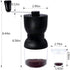 LHS Manual Coffee Grinder with Ceramic Burrs - Hand Coffee Bean Grinder, Adjustable Coarseness, 2 Containers