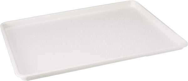 18 x 26 Inch Plastic Tray, White