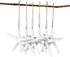AerWo 20pcs 4 Inches White Artificial Resin Starfish with Rope for DIY Craft Beach Wedding Decorations