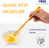 Mini Whisk Set, 2 Pieces Multifunctional Small Whisks for Cooking, Blending, Whisking, Beating Ingredients