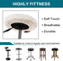 2 Pack 12"-14", Turquoize Bar Stool Covers Round Stool Covers with Elastic Bands Bar Stool Seat Covers Slipcover
