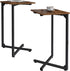Generic NEFROM C-Shaped End Tables, Sofa TV Trays Set of 2, Small Couch