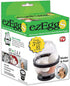 EZ EGGS Hard Boiled Egg Peeler - Handheld Kitchen Tool, 3 Egg Capacity, Peels Egg Shells in Seconds