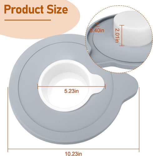 Mixers Bowl Covers Compatible with Kitchenaid Artisan&Classic Series Tilt-Head Stand Mixer Accessories Bowl, Kitchen Mixer Splash Guard for Kitchenaid 5 QT Glass or Stainless Steel Bowl Lid Replace by GYPNS