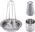 AMOZO 304 Container.2 Pack Beer Can Chicken Holder for Grill and Smoker - Premium Grade Stainless Steel Chicken Holder