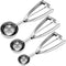 Fayomir Cookie Scoop Set - Small/1 Tbsp, Medium/2 Tbsp, Large/3 Tbsp - Cookie