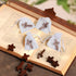 2 Brevynx Pcs Pocket Wooden Cross Fidget - Cross My Heart with Organza Bags - Stress Relief Fidget for Christian