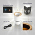 2-in-1 Car Cup Cooler Warmer Smart Temperature Control Travel Coffee Car Cup Holder, Smart Car Tumbler Holder Suitable