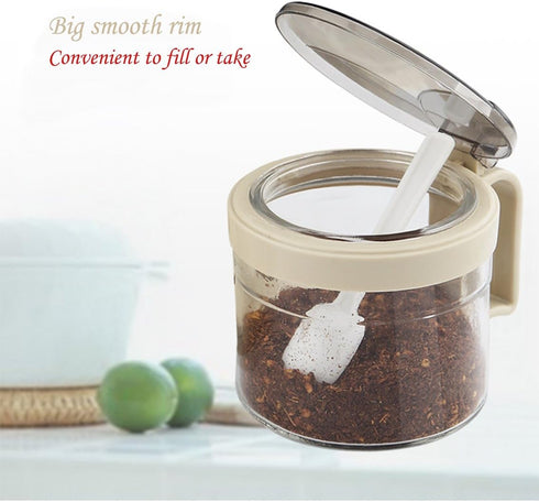 Set TENTA TENTA KITCHEN Gourmet Seasoning Box with Serving Spoons, Spice Jar Condiment Cruet Bottle, Kitchen