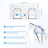 26Pcs Hetyue Hooks for Outdoor String Lights Clips: Heavy Duty Light Hook with Waterproof Adhesive Strips - Outside