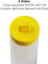 4 Drizzle Bottle for Hot Chocolate Bombs - Condiment Dispenser & Kitchen Squeeze Bottle - Sauce, Frosting, Simple