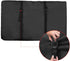 Uranshin 600D 43.3 29.13 x11.02 inches, Oxford Fabric Large Outside Chair Storage Bag, Black, x Zipper Closure
