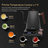 1 304 1L Electric Kettles, Gooseneck Electric Kettle, Temperature Control, for Pour Over Coffee and Tea, Stainless