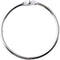 SlipX Solutions Chrome Simple Slide Shower Curtain Rings - Set of 12, Rust Resistant, Snap Closure for Standard Shower