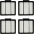 4-Pack AV2501AE RV1001AE Filter Replacement for Shark ION, IQ, EZ AI Series Vacuum Models AV910/911S/912S/915S
