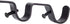 Ycolnaefllr Set of 3 Heavy Duty Oil Rubbed Bronze Double Curtain Rod Holders for 1 and 0.7-Inch Rods