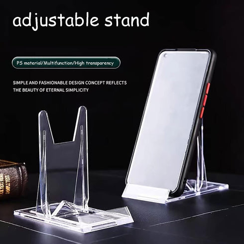Acrylic Plate Stands, Adjustable Decorative Plate Holder, 12 Pieces for Display Pictures or Plates