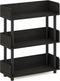 Furinno Turn-N-Tube 3-Tier Toolless Freestanding Display Rack, Espresso
