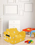 2-in-1 KokoSelene Toddler Couch, Kids Couch for Toddler Fold Out, Convertible Kid Sofa to Lounger Bed for Girls