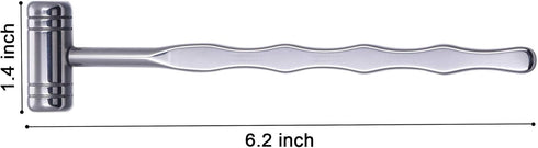 Crab or Lobster Mallet, Stainless Steel Seafood Hammer for Cracking Shells