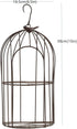 2-Plant TJ Global Iron Birdcage Hanging Planter, Metal Wire Flower Pot Basket Wrought Iron Plant Stands for Plants