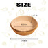 Air Fryer Disposable Paper Liner, 100PCS 6.3In Round Non-Stick Parchment Paper Liners for Cooking Baking