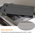 2 Pack Toaster Cover 2 Slice Silicone Toaster Lid, Bread Machine Accessories (Black)