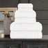 6Pcs 100% Set- 600GSM, 2Bath 2Hand 2Washcloths, Set CASA COPENHAGEN Ecstatic Egyptian Cotton Large Designer Towels Gift