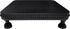 dwellington Farmhouse Display Wood Riser, 12" Decorative Black Beaded Pedestal Stand, Square Tiered