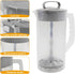 1 Pack Mixing Pitcher for Drinks, 2 Quart/64oz Plastic Water Pitcher with Lid, Easy-Mix Juice Container for Beverages