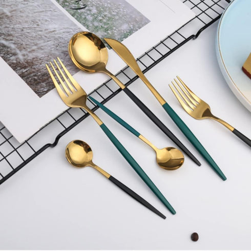 Reusable Utensils Set with Case, Travel Flatware Set for Home, Office, School, Camping