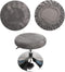 Velvet Round Stool Cover 12-16 inch/30-40cm Round Seat Covers for Bar Stools,