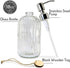 18 Oz JASAI Clear Glass Soap Dispenser with Rust Proof Stainless Steel Pump, Refillable Liquid Hand soap Dispenser