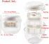 Generic (1.5QT) (600g) 7.8*7.8*6.1in, Greek Yogurt Strainer with Lid.Yogurt Filter with Ultra Fine Mesh,to Makes small