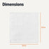 12 x1 2 inches, 6-Pack, Amazon Basics Organic Cotton Waffle Kitchen Dish Cloths - Ultra Absorbent, Quick Drying