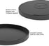Blaucasa 2 Pack 8" Counter Countertop Bathroom and Vanity Tray, ABS Bathroom Organizer, Coffee Table Decor for Perfume