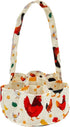 UKJENT Egg Collecting Basket, 7 Pouches Large Chicken Egg Gathering Basket, Machine Washable,