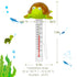 XY-WQ Floating Pool Thermometer, Large Size Easy Read for Water Temperature with String for Swimming Pools and Spas